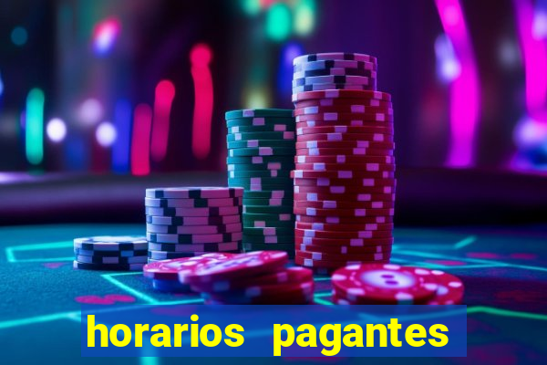 horarios pagantes fortune tiger bet7k