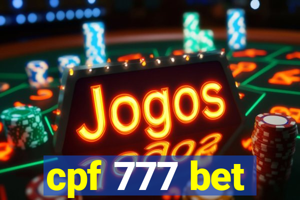 cpf 777 bet