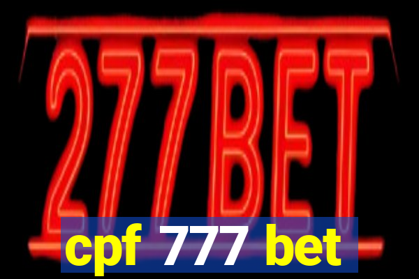 cpf 777 bet