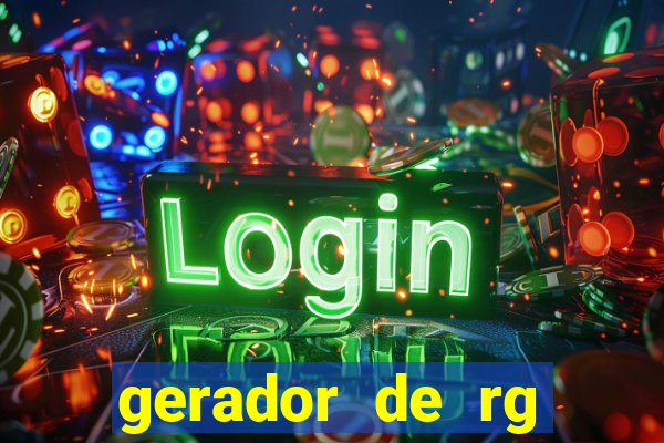 gerador de rg frente e verso