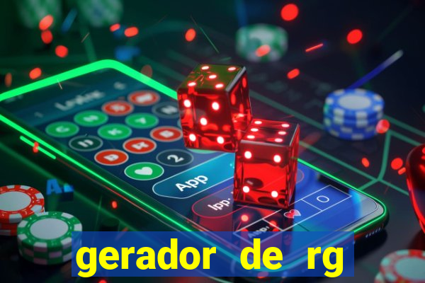 gerador de rg frente e verso