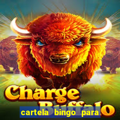 cartela bingo para cha de cozinha imprimir gratis