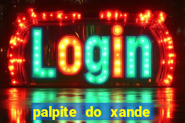 palpite do xande de hoje