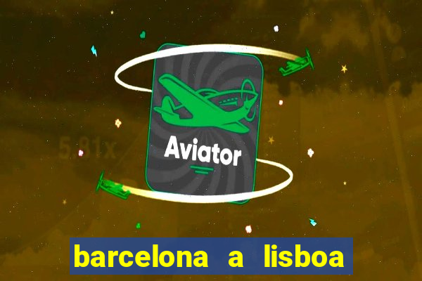 barcelona a lisboa de trem