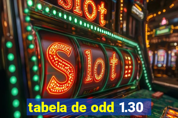 tabela de odd 1.30