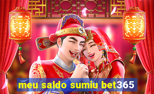 meu saldo sumiu bet365