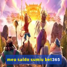 meu saldo sumiu bet365