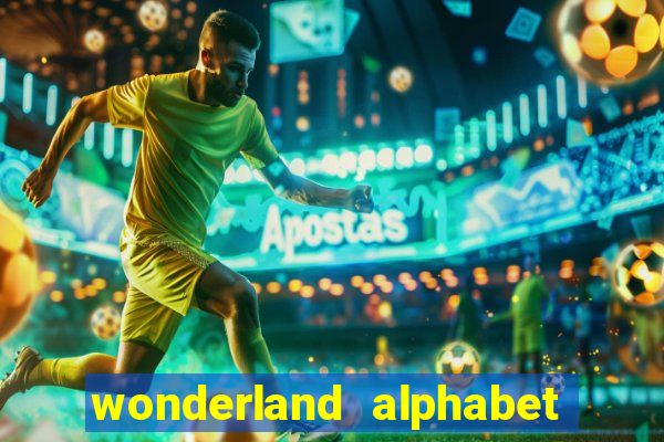 wonderland alphabet comic studio