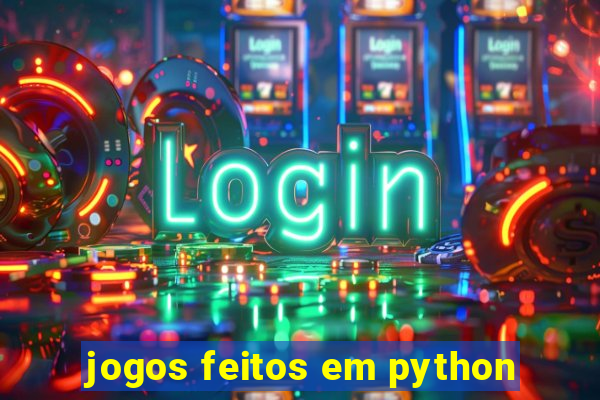 jogos feitos em python
