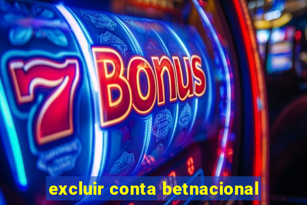 excluir conta betnacional