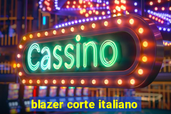 blazer corte italiano