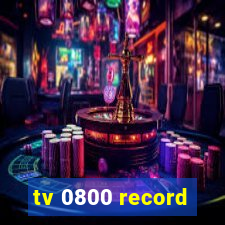 tv 0800 record