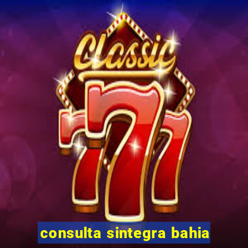 consulta sintegra bahia
