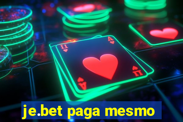 je.bet paga mesmo