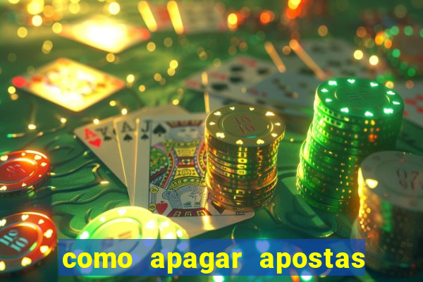 como apagar apostas no app da caixa