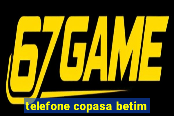telefone copasa betim