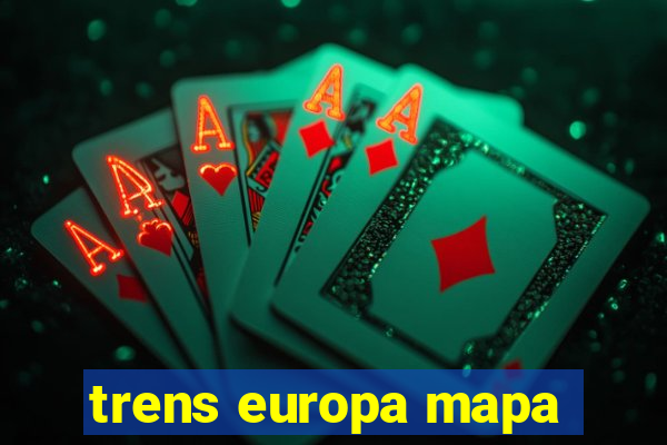 trens europa mapa