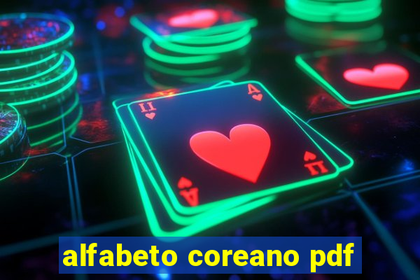 alfabeto coreano pdf