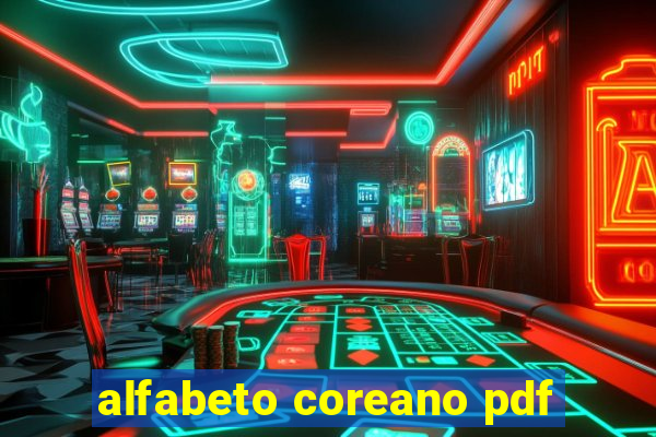 alfabeto coreano pdf
