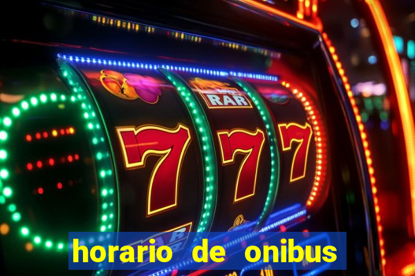 horario de onibus santos dumont x juiz de fora