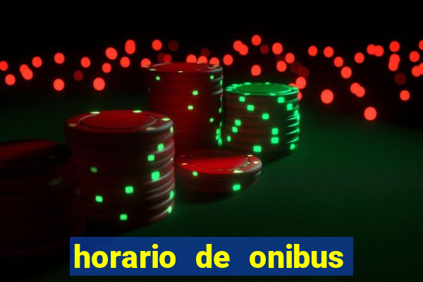 horario de onibus santos dumont x juiz de fora