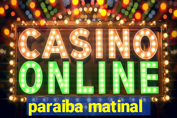 paraiba matinal