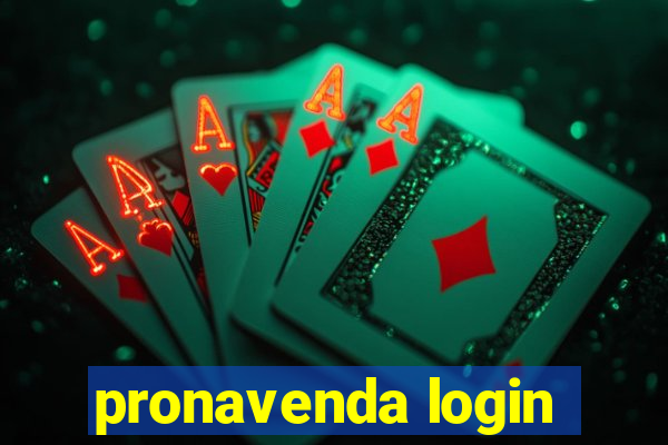 pronavenda login