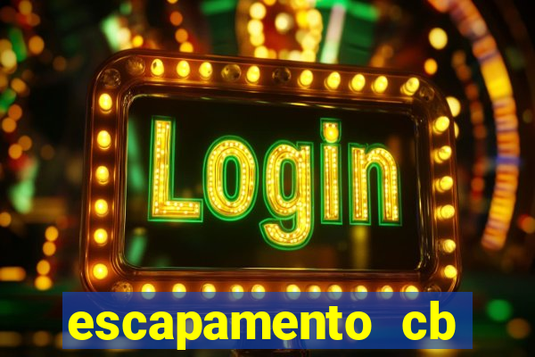escapamento cb twister 250