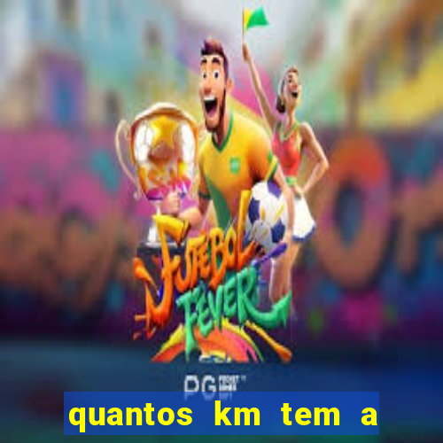quantos km tem a serra de santos