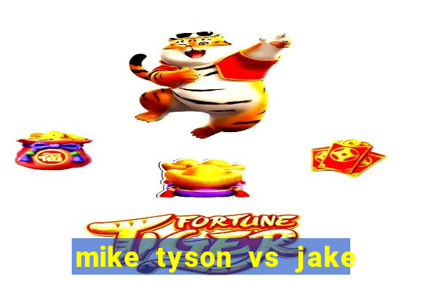 mike tyson vs jake paul assistir online