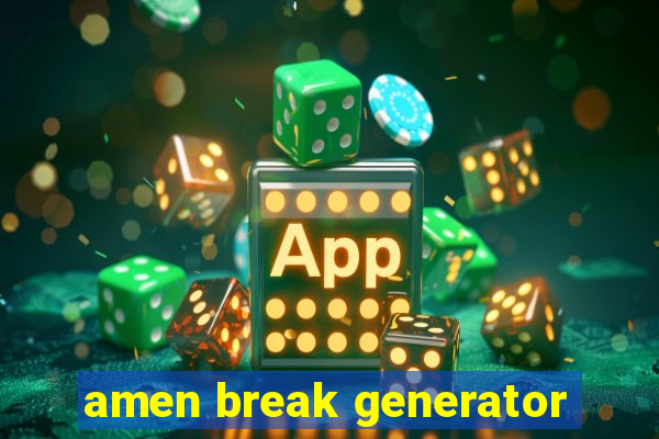 amen break generator