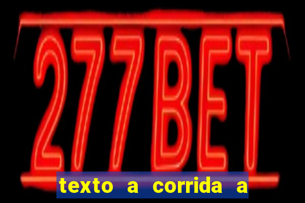 texto a corrida a lagarta lili