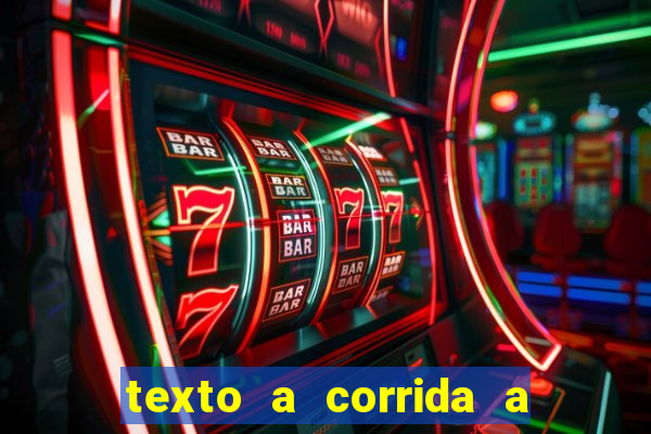 texto a corrida a lagarta lili