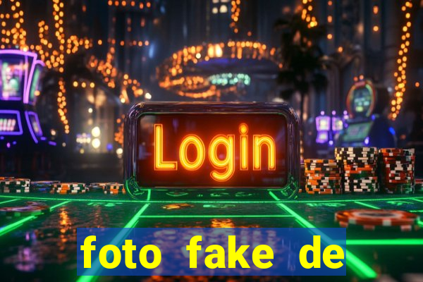 foto fake de mulher no espelho