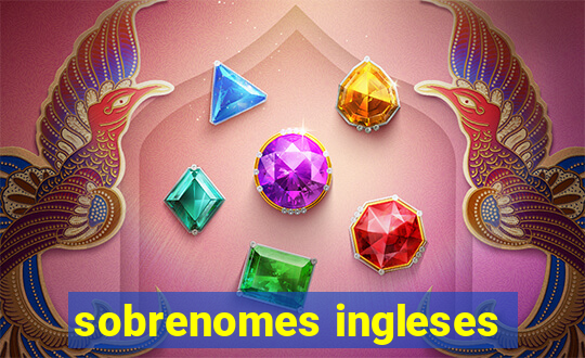 sobrenomes ingleses