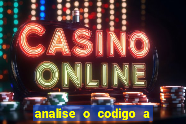 analise o codigo a seguir 1 import javax.swing.joptionpane