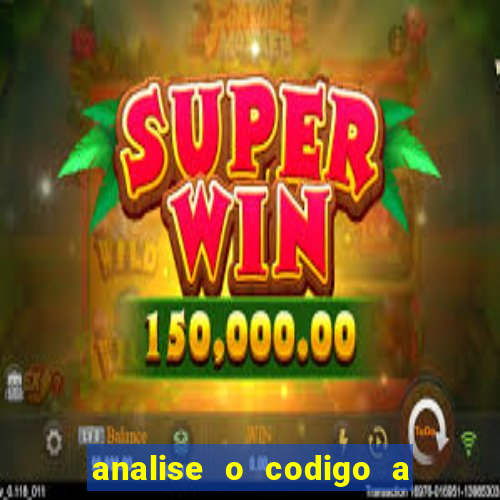 analise o codigo a seguir 1 import javax.swing.joptionpane