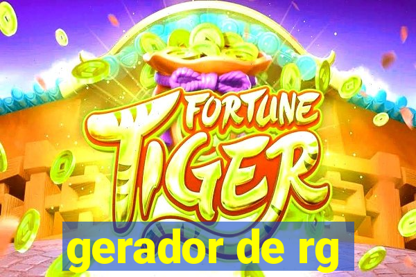 gerador de rg