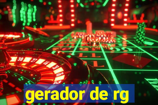 gerador de rg