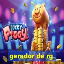 gerador de rg