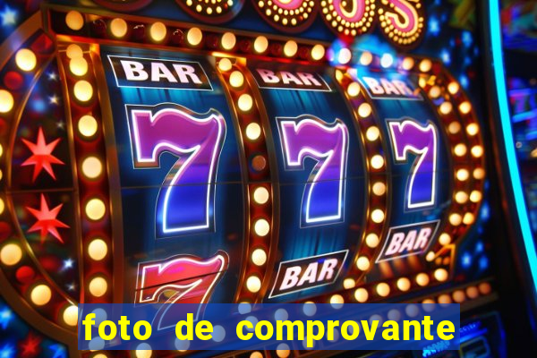 foto de comprovante de pix falso