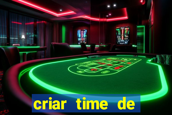 criar time de futebol simulador