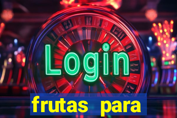 frutas para imprimir e recortar