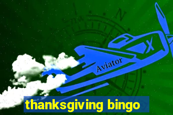 thanksgiving bingo