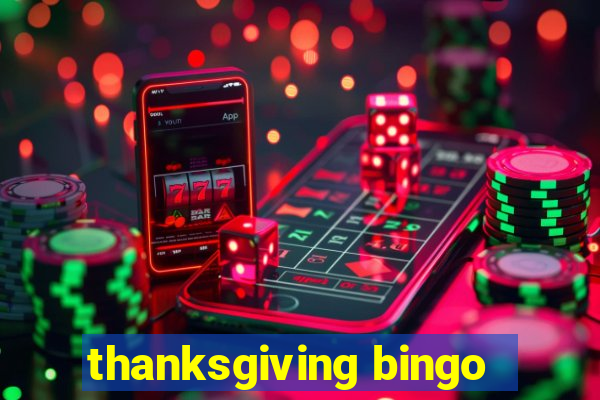 thanksgiving bingo