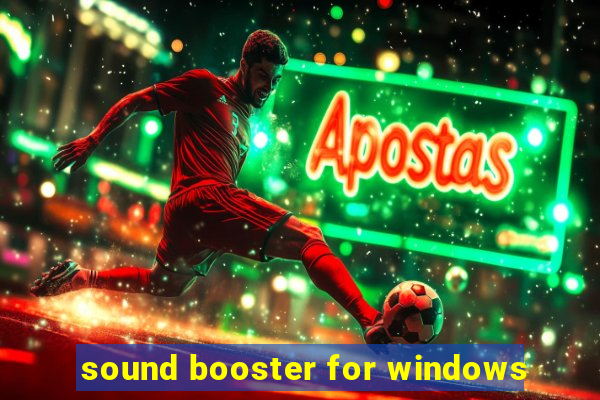 sound booster for windows