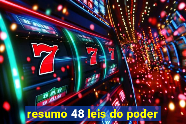 resumo 48 leis do poder