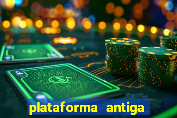 plataforma antiga de jogos