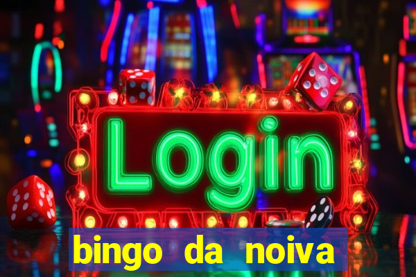 bingo da noiva para imprimir
