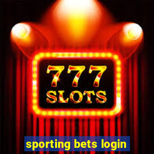 sporting bets login